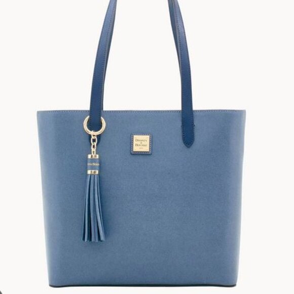 Dooney & Bourke Tassel Hadley Tote and Dust Bag - Picture 2 of 11